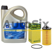 Pachet revizie ulei și filtru ulei MANN-FILTER HU 612/2 x + Ulei GM 5W30 DEXOS2 5L – OPEL ADAM (M13) 1.2 (2012–2019) A12XEL/B12XEL/D12XEL • 1.4 (2012–2019) A14XEL/B14XEL/D14XEL • 1.4 (2012–2019) A14XER/B14XER/D14XER • 1.4 S (2014–2019) B14NEH/D14NEH