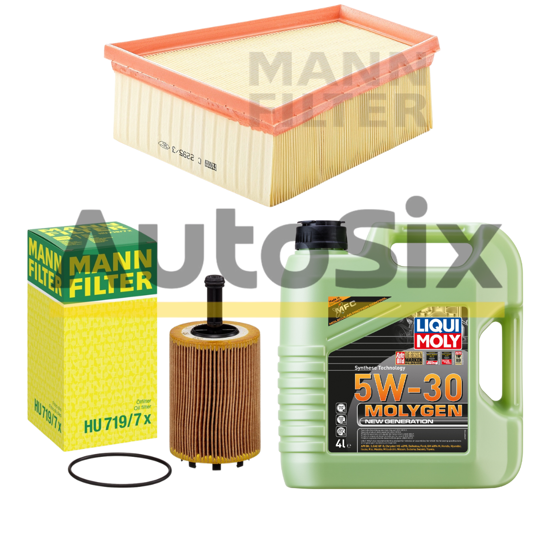 Pachet Schimb Ulei Volkswagen Polo 4 (9N) – 1.4 TDI (AMF / BAY / BNM / BMS / BNV) Ulei Liqui Moly Molygen New Generation 5W-30 + Filtre MANN-FILTER