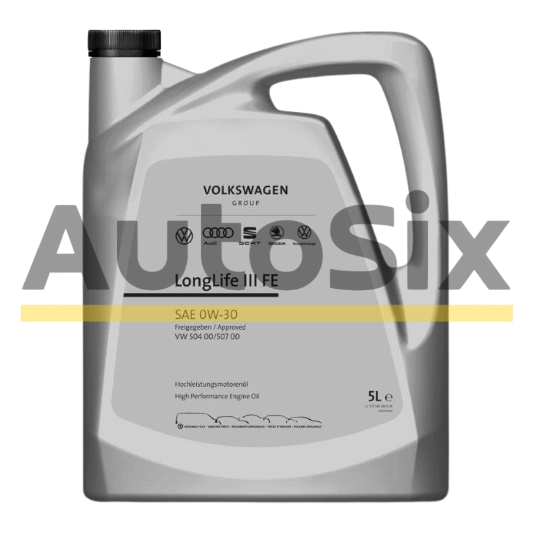 Ulei motor original Volkswagen LongLife III 0W30 – VW 504.00 / 507.00 – 5L (GS55545M4EUR) | VAG OE