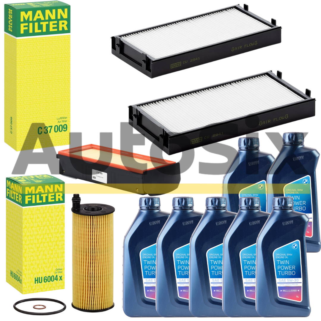 Pachet Revizie BMW X5 F15 / X6 F16 – 40 xDrive – motor N57Z Ulei BMW Twin Power Turbo 5W-30 LL-04 + Filtre MANN-FILTER