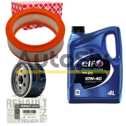 Pachet Revizie Premium Dacia / Renault 1.4–1.6 MPI – ELF 700 STI 10W-40 + Filtre Originale & FEBI