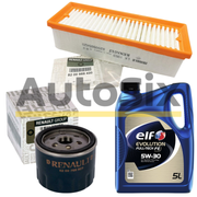 Pachet Schimb Ulei Dacia Duster 1.5 dCi Euro 5 – ELF 5W-30 DPF Full-Tech + Filtre OE