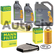 Pachet Revizie Ulei Mercedes-Benz 5W30 MB 229.52 7L + Filtre MANN-FILTER pentru Mercedes E-Class W212 E220 CDI – 170CP (Euro 5)