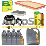 Pachet Revizie Ulei Mercedes-Benz 229.52 + Filtre MANN pentru Mercedes-Benz G 350d 4MATIC W463 286CP (OM656)