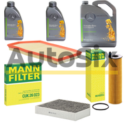 Pachet Revizie Ulei Mercedes-Benz 229.52 + Filtre MANN pentru Mercedes-Benz GLC 220d W253 194CP (4MATIC compatibil)