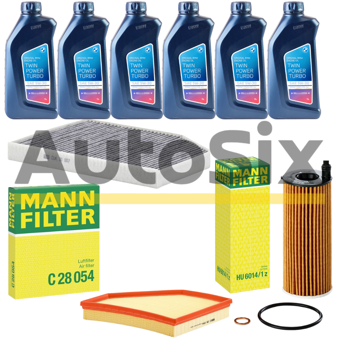 Pachet Revizie Ulei BMW LL-04 + Filtre MANN pentru BMW Seria 3 G20 320i – Motor B48C