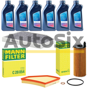 Pachet Revizie Ulei BMW LL-04 + Filtre MANN pentru BMW Seria 3 G20 320i – Motor B48C