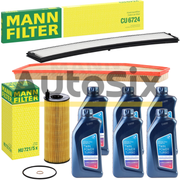 Pachet Revizie Premium BMW X3 E83 LCI 2.0d N47 – Ulei Original BMW 5W-30 LL-04 + Filtre MANN