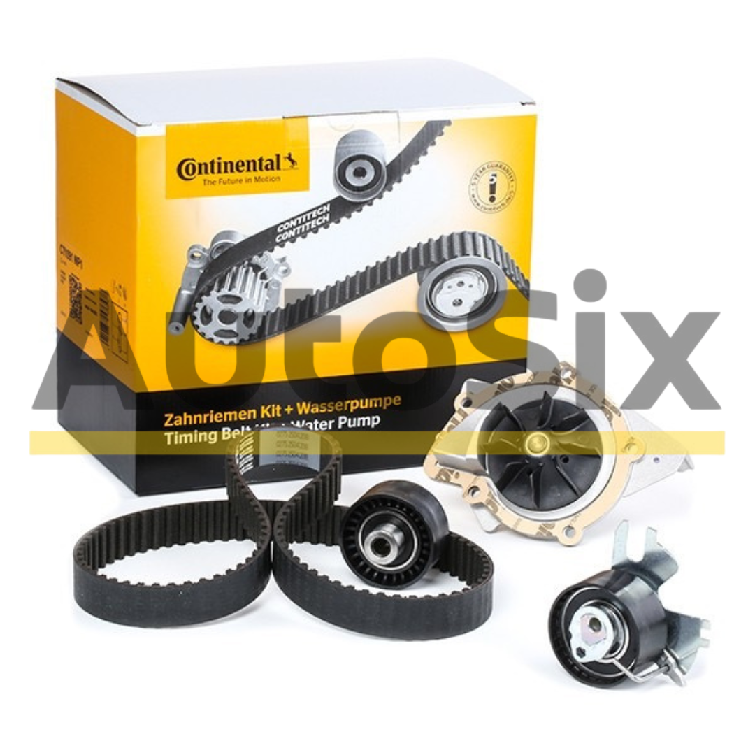 Kit Distribuție + Pompă Apă ContiTech CT1091WP1 – Curea 116 dinți, 25.4 mm – Compatibil Citroën, Peugeot, Ford, Fiat, Volvo