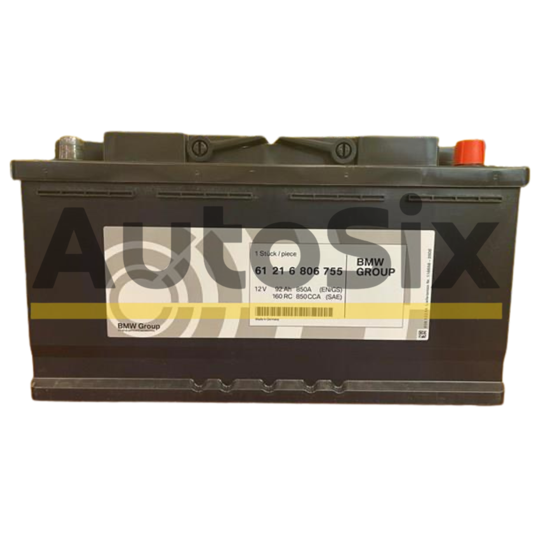 Baterie AGM Originală BMW 92Ah – Cod OE 61216806755 – Compatibilă BMW Seria 1–8, X3–X7, Z4, Z8 & Rolls-Royce
