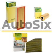 Pachet Revizie Filtre MANN-FILTER VW Passat B7 (362/365) 1.6 TDI 105 CP CAYC 2010–2014 HU7008z + C35154 + FP2939