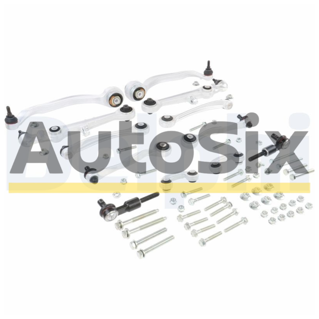 Kit Brațe Suspensie Față DELPHI TC1300KIT Audi A4 B5 / VW Passat B5 – Set Complet 12 Brațe + Capete Bară + Bielete