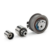 Kit distribuție + pompă apă HEPU PK06691 – complet, pentru Audi, VW, Skoda, Seat – 2 curele, 3 role, OEM